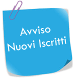  AVVISO NUOVI ISCRITTI - ISCRIZIONI DEL 21/12/2021 